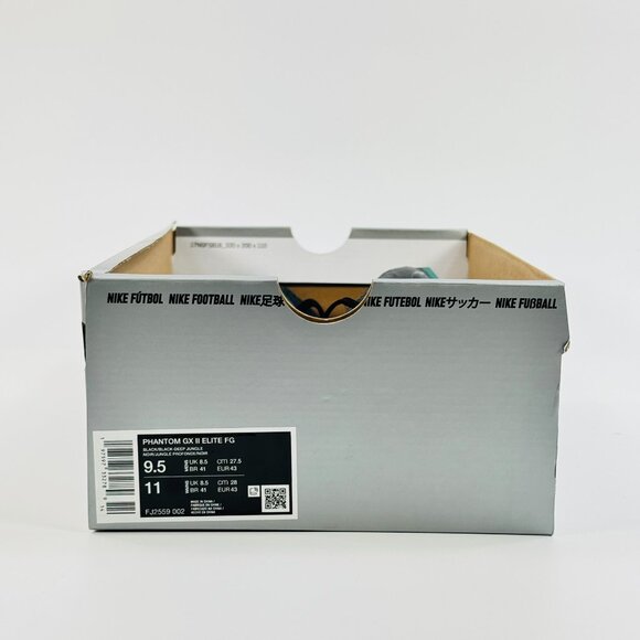 Nike Phantom GX II Elite FG 'Black Deep Jungle' FJ2559-002 Soccer Multi Size - Picture 12 of 13